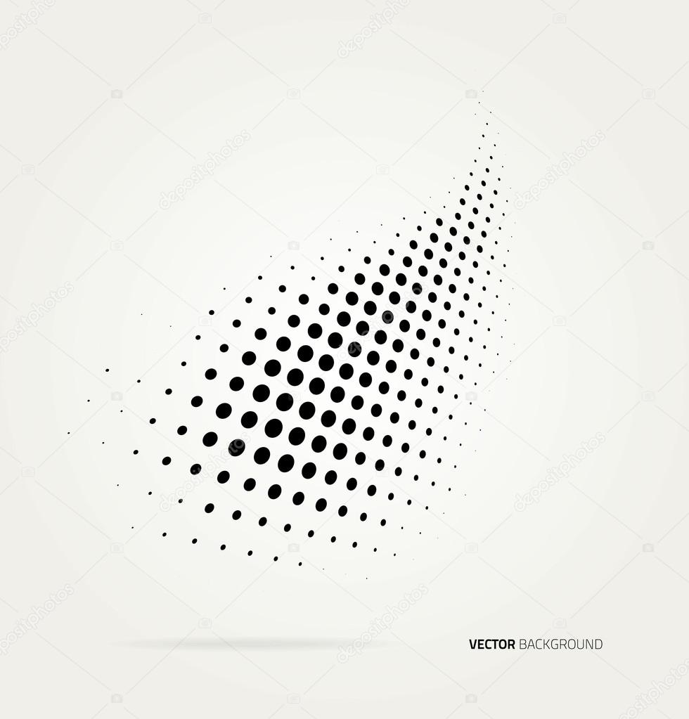 Vector halftone dots.