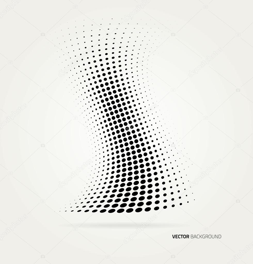 Vector halftone dots.