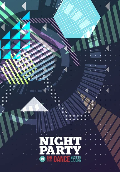 Fiesta nocturna Vector — Archivo Imágenes Vectoriales