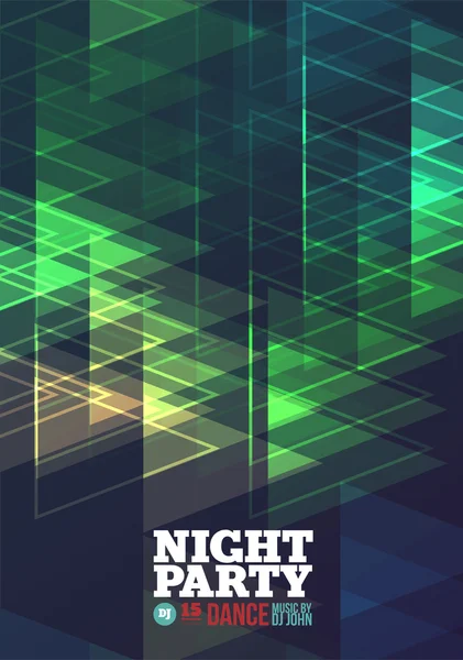 Night party Vector — Stock Vector