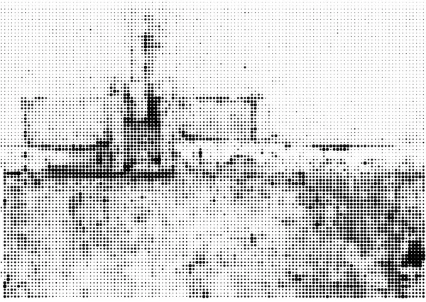 グランジ ハーフトーン ベクトル インクの背景 — ストックベクタ