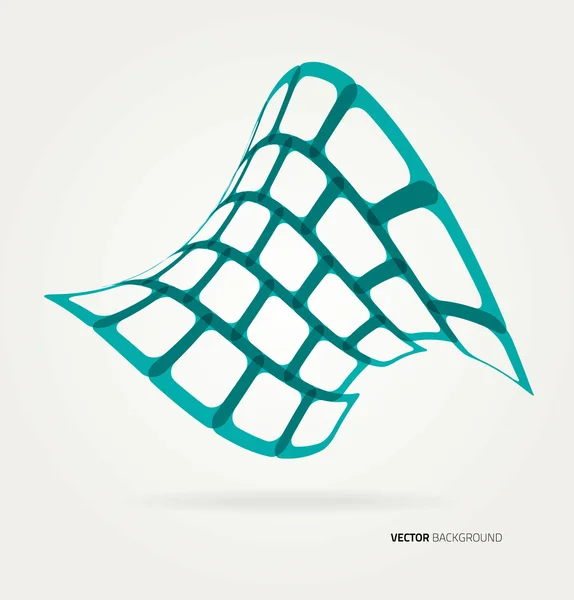 Abstract wave Vector shapes template. — Stock Vector