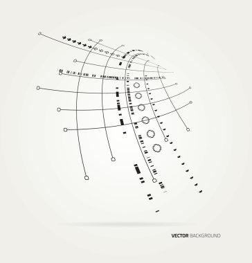Soyut Geometrik Arkaplan. 