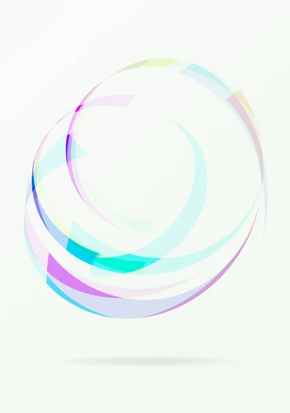 Абстрактний барвистий фон з хвилею — стоковий вектор