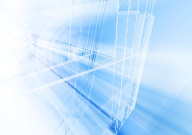 Bina hatları soyut.