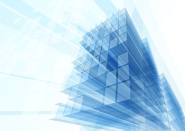 Bina hatları soyut.