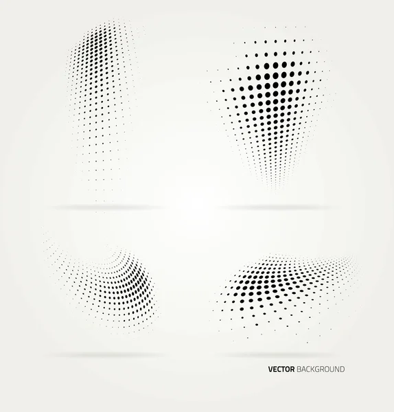 Vector halftone dots. — Stock Vector