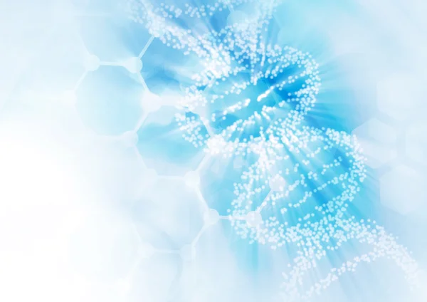 DNA molecule structure background. — Stock Photo, Image