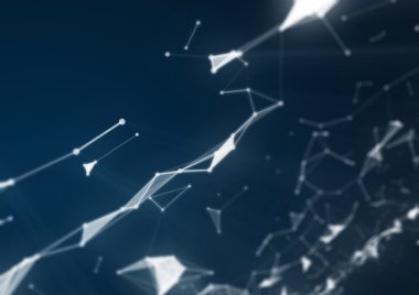 Soyut geometrik teknoloji tasarım öğesi.