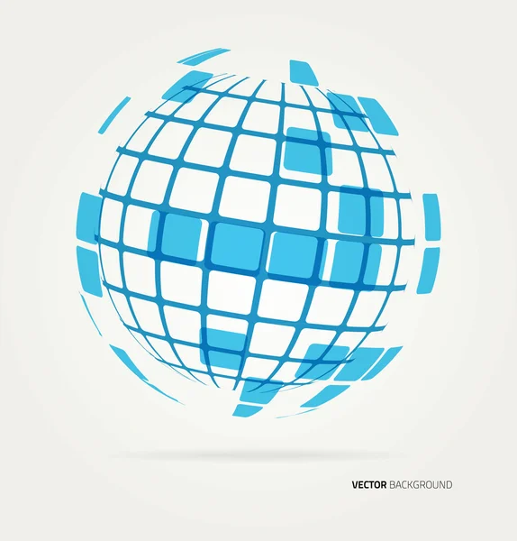 Vector globe icon — Stock Vector