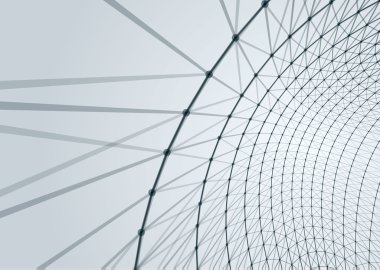 Soyut geometrik teknoloji tasarım öğesi.