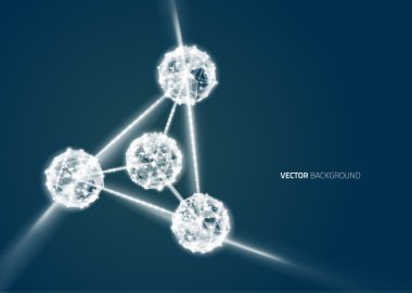 DNA molekül yapısı arka planı.