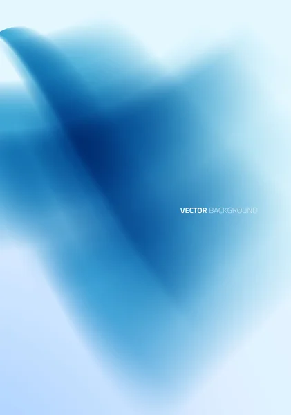 Abstraktní modré vlnité pozadí — Stockový vektor