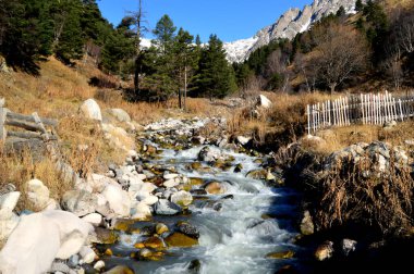 Geçitteki dağ deresi