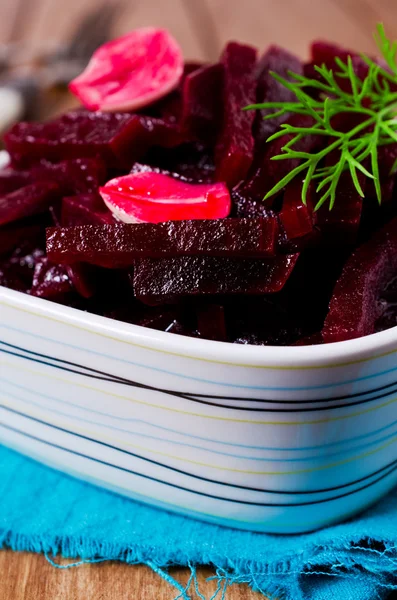 Salad of canned beets