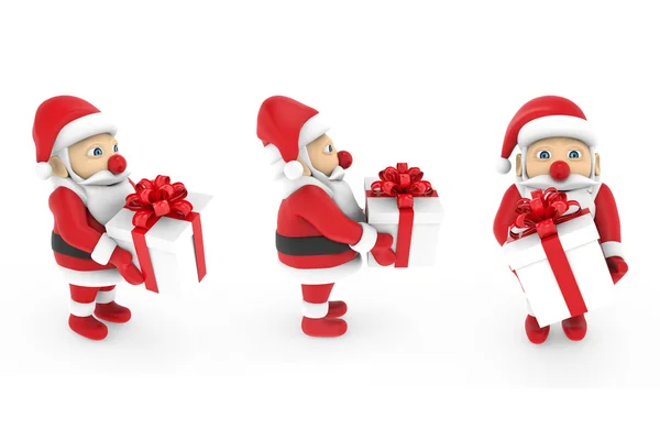 Babbo Natale guarda — Foto Stock