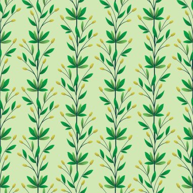 Dikey yay dalları olan vektörsüz desen; ambalaj kağıdı, ambalaj, vs..