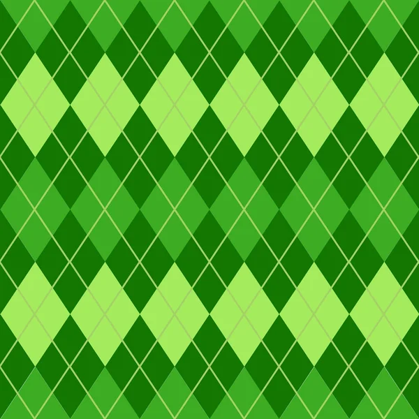 Geometrische Naadloze Patroon Met Groene Ruit Voor Het Inpakken Van — Stockvector