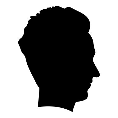 Profilde bir kadın silüeti