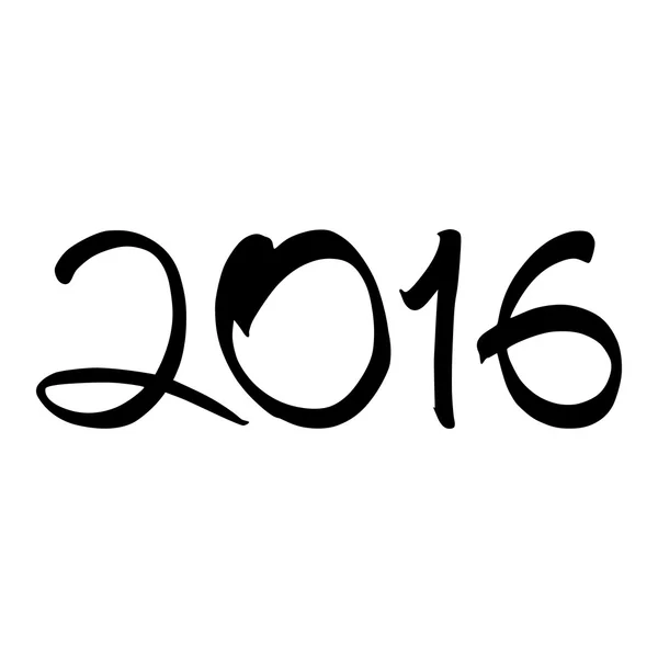 Feliz año nuevo 2016 Diseño de texto — Vector de stock