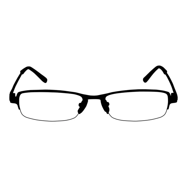 Eye glasses on white background — Stock Vector