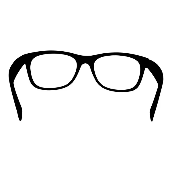 Gafas de ojo sobre fondo blanco — Vector de stock