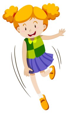 küçük kız mutlu yüz