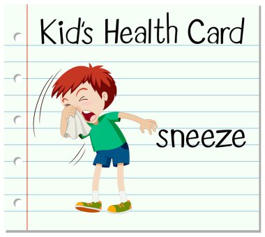 Word hapşırma ile flashcard