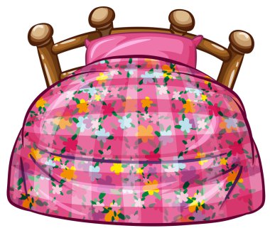 Pembe sac ve yastık yatak