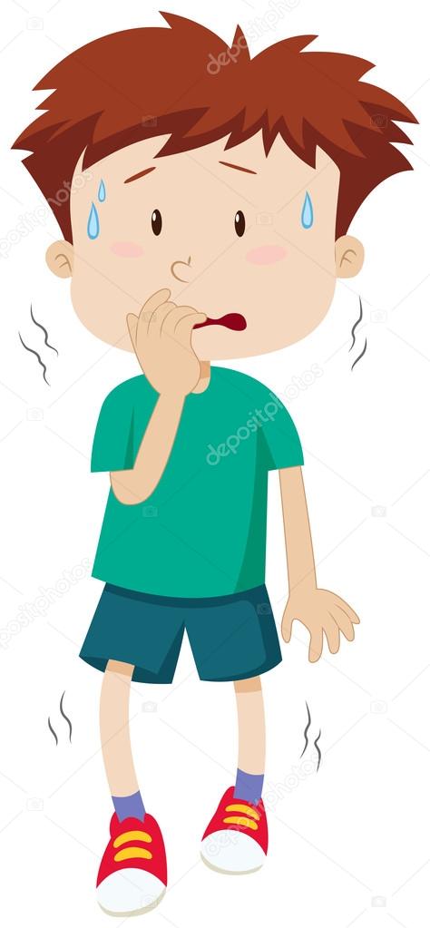 Scared Face Cartoon Stock Illustrations, Cliparts and Royalty Free