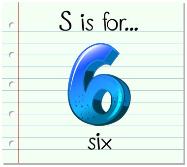 Flashcard S altı harftir