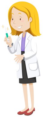 Doktor enjeksiyon tüp tıpta ile