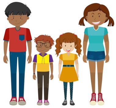 Çocuklar ve gençler ayakta