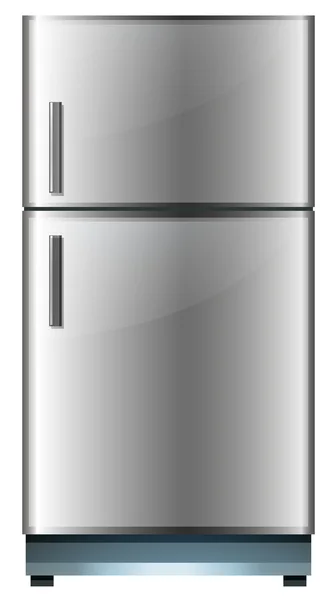 Холодильник с двумя дверями — стоковый вектор