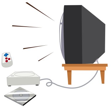 Televizyon ve vdo oyun seti