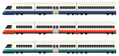 Hızlı tren üç renk