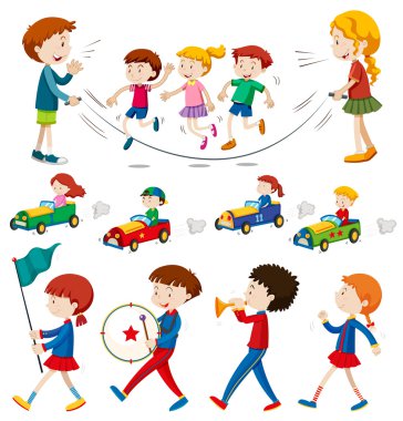 Çocuk grup ve diğer faaliyetler yapıyor