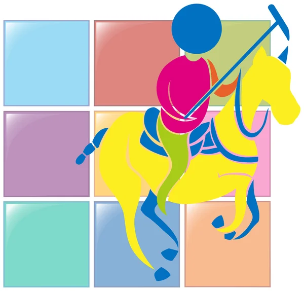 Ikona projekt sport jeździectwo — Wektor stockowy