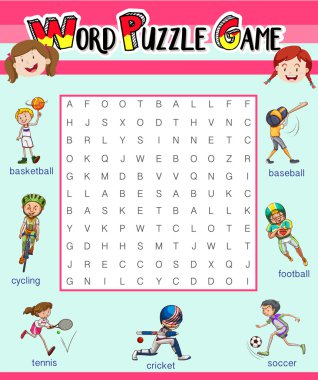 Spor hakkında tek kelime ile oyun şablonu