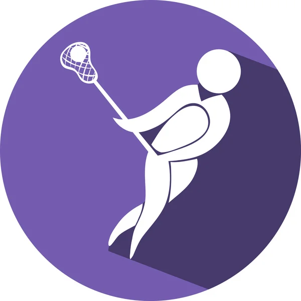 Design icône de sport pour le cricket — Image vectorielle