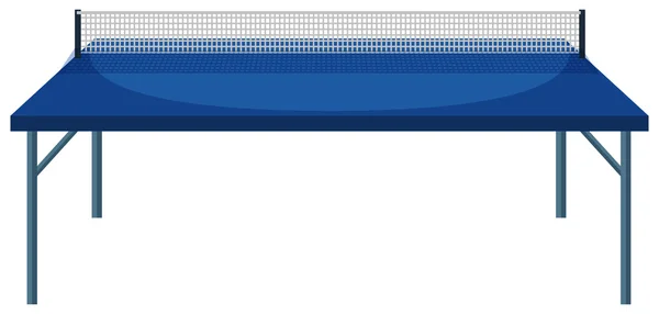 Mesa e rede para ténis de mesa — Vetor de Stock