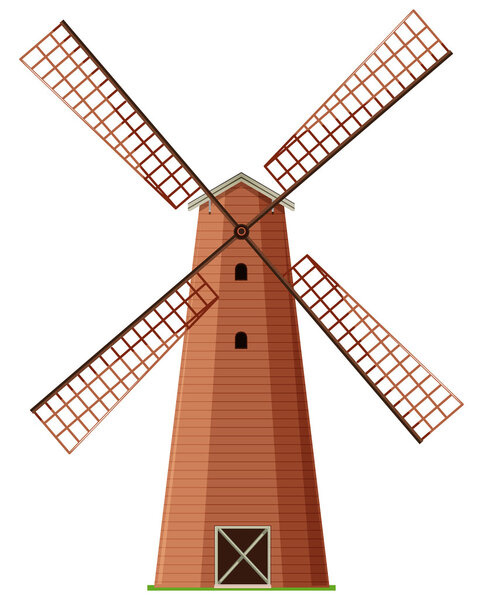 Windmill made of wood