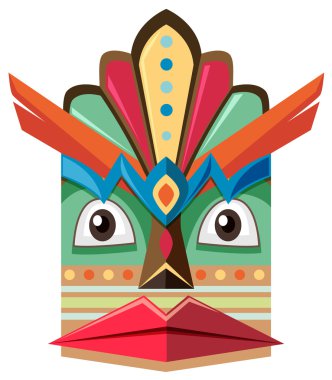 İnsan yüzü ile el sanatları tasarım