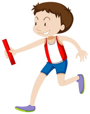 Runner çalışan röle üzerinde beyaz