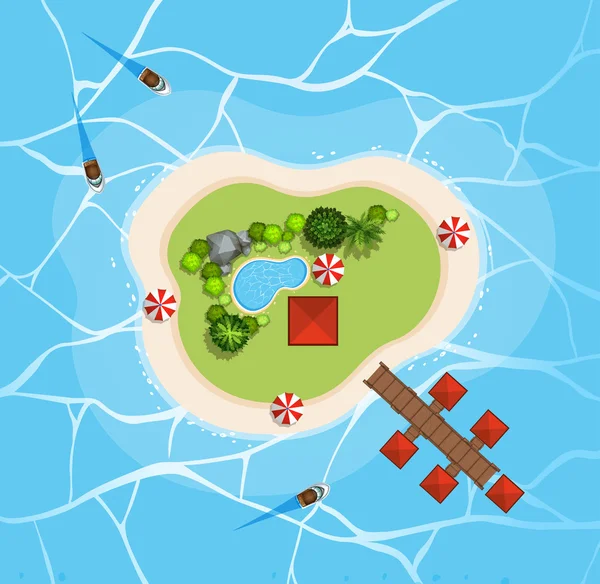 Adanın Denizi havadan görünümü