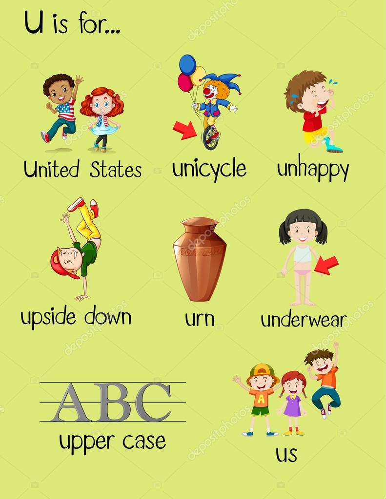 Dibujos Que Empiecen Con La Letra U En Inglés Imagui F87