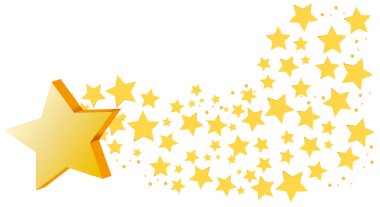 Arka plan tasarımı birçok yıldız ile