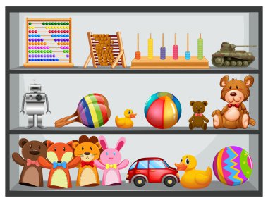 Fullo f oyuncaklar raflar