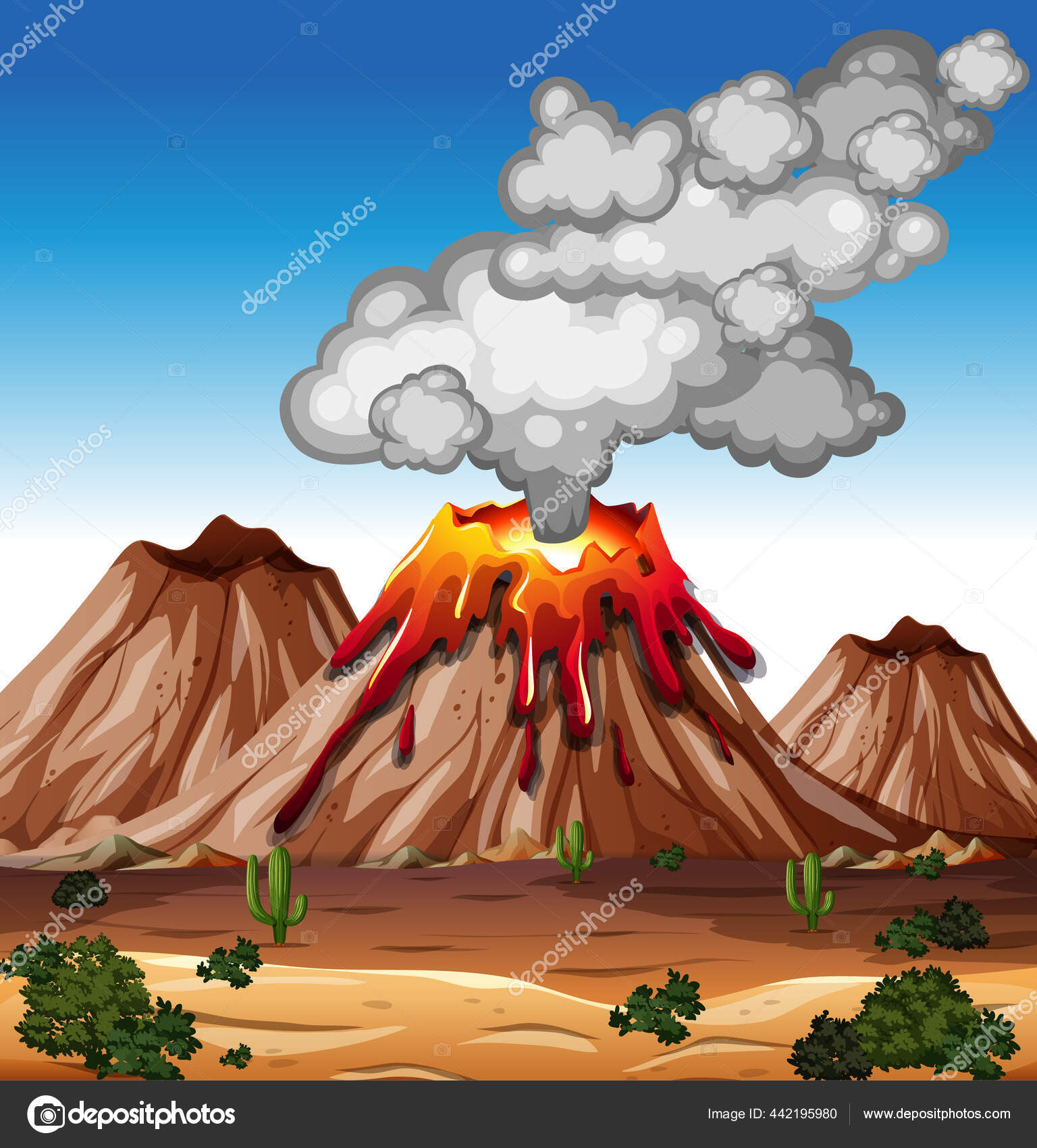 Volcan dibujo imágenes de stock de arte vectorial | Depositphotos Volcan dibujo imágenes de stock de arte vectorial | Depositphotos