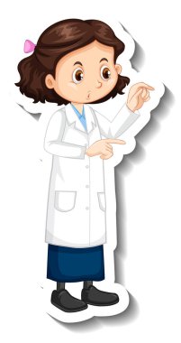 Bilimadamı kız çizgi film karakteri.